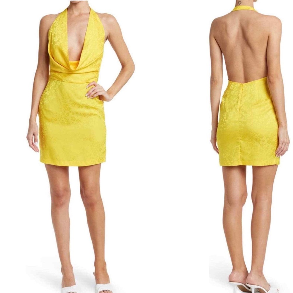 Ronny Kobo NEW NWT Marisa Dress Yellow Small